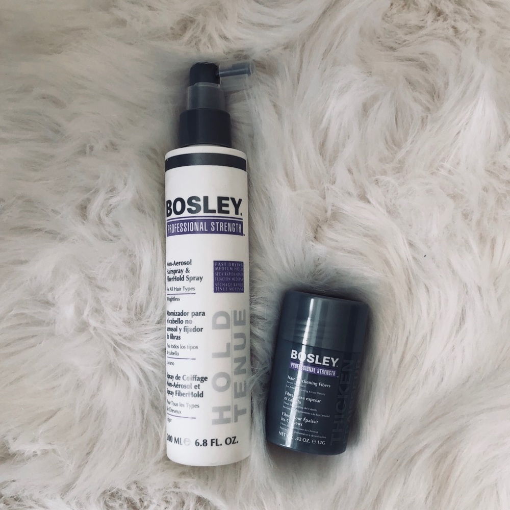 Bosley Hair Thickening Fibers and Spray